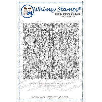 Whimsy Deb Davis Rubber Cling Stamp - Chippy Paint