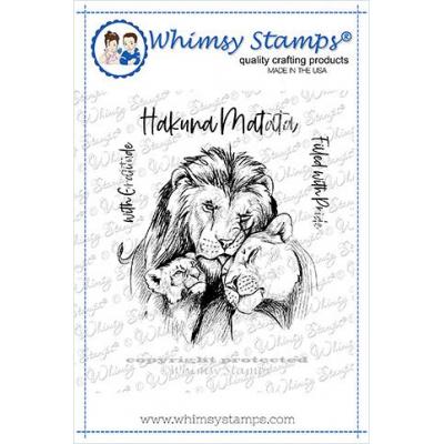 Whimsy Deb Davis Rubber Cling Stamps - Filled With Pride