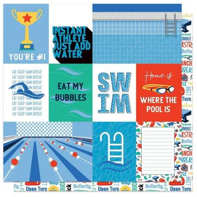 PhotoPlay MVP Swimming Designpapier - Backstroke
