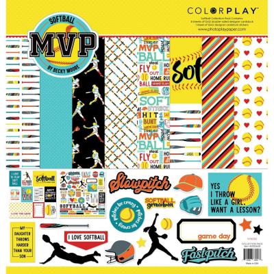 Photoplay MVP Softball Designpapiere - Collection Pack