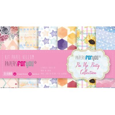 Papers For You Pin Up Party Spezialpapiere - Vellum Paper Pack