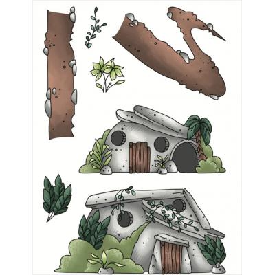 LDRS Creative Clear Stamps - Cave Dwellings