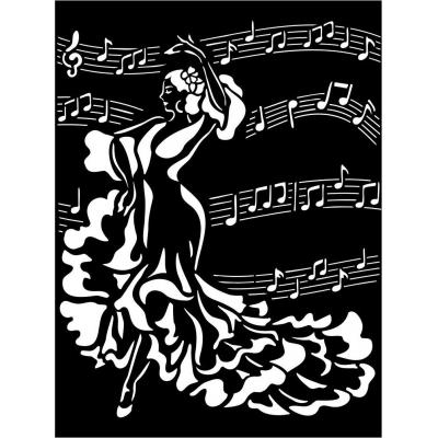 Stamperia Desire Stencil - Dancer