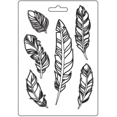 Stamperia Our Way Moulds -Feathers