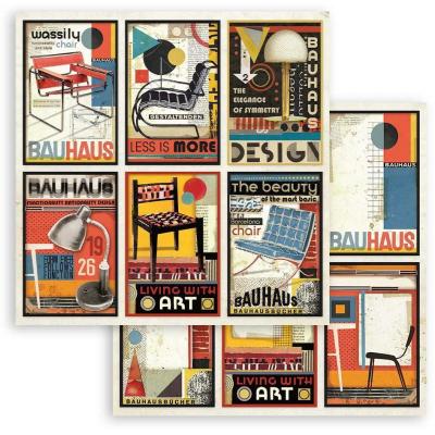 Stamperia Bauhaus Designpapier - 6 Cards