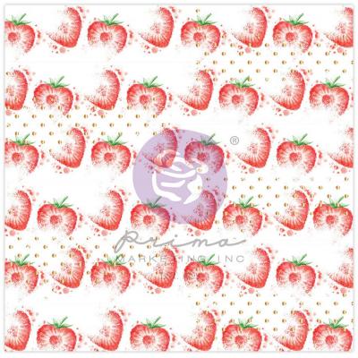 Prima Marketing Strawberry Milkshake Spezialpapier - Acetate Sheet