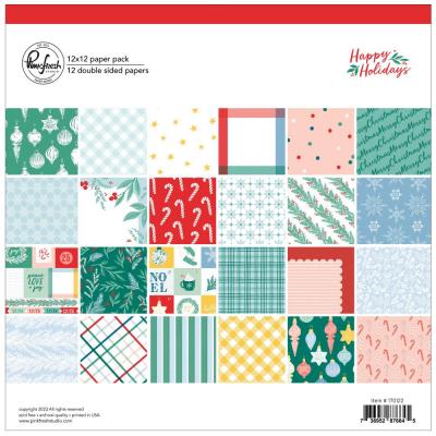 Pinkfresh Studio Happy Holidays Designpapiere - Paper Pack