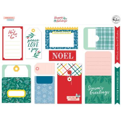 Pinkfresh Studio Happy Holidays Die Cuts - Journaling Bits