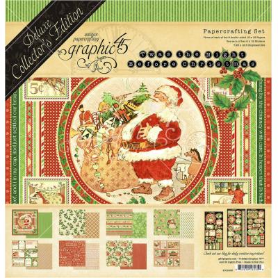 Graphic 45 Twas The Night Before Christmas Designpapiere - Deluxe Collector's Edition