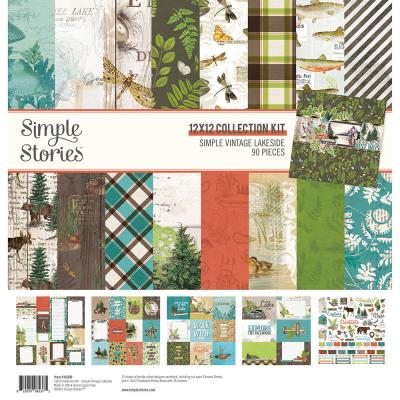Simple Stories Lakeside Designpapiere - Collection Kit
