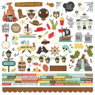 Simple Stories Say Cheese Frontier At The Park - Cardstock Stickers