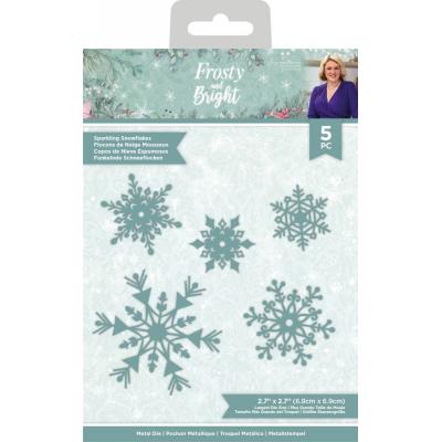 Crafter's Companion Frosty And Bright Metal Dies - Sparkling Snowflakes