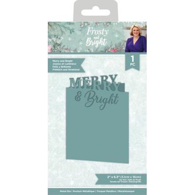 Crafter's Companion Frosty And Bright Metal Dies - Merry & Bright