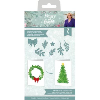 Crafter's Companion Frosty And Bright Metal Dies - Christmas Tree Foliage