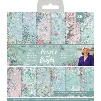 Crafter's Companion Frosty And Bright Designpapiere - Paper Pad