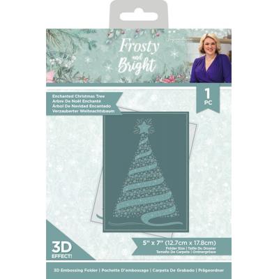 Crafter's Companion Frosty And Bright Embossingfolder - Enchanted Christmas Tree