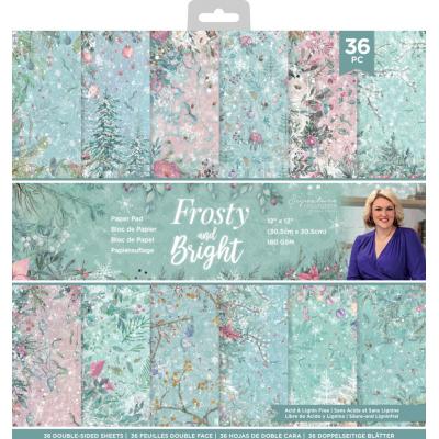 Crafter's Companion Frosty And Bright Designpapiere - Pattern Paper Pad