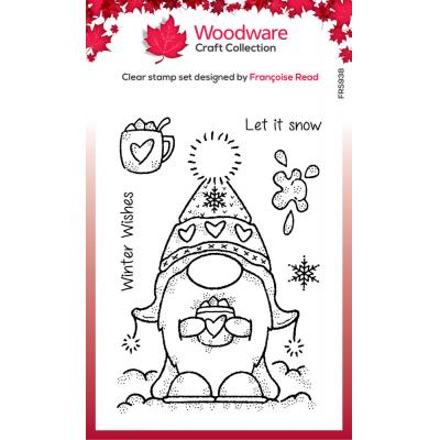 Creative Expressions Woodware Clear Stamps - Winter Gnome