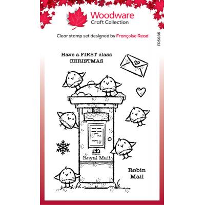 Creative Expressions Woodware Clear Stamps - Robin Post