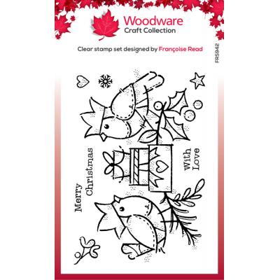 Creative Expressions Woodware Clear Stamps - Robin Party