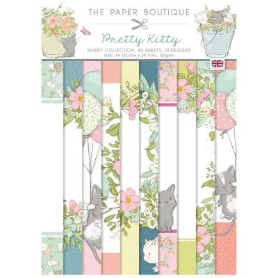The Paper Boutique Pretty Kitty Designpapiere - Insert Collection