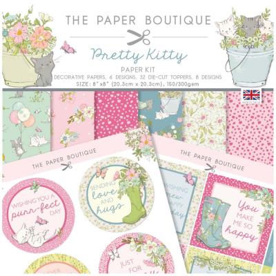 The Paper Boutique Pretty Kitty Designpapiere - Paper Kit