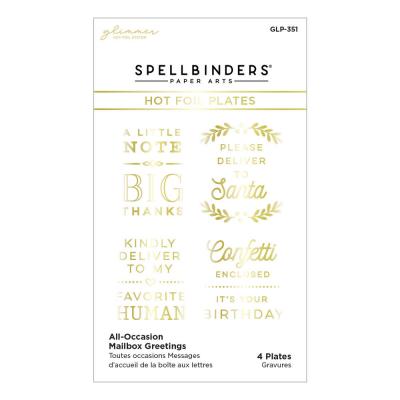 Spellbinders Hotfoil Stamps - All-Occasion Mailbox Greetings