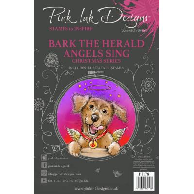 Creative Expressions Pink Ink Designs Clear Stamps - Bark The Herald Angels Sing