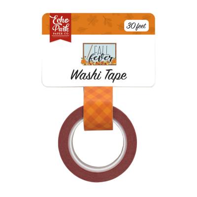 Echo Park Fall Fever Washi Tape - Fall Plaid