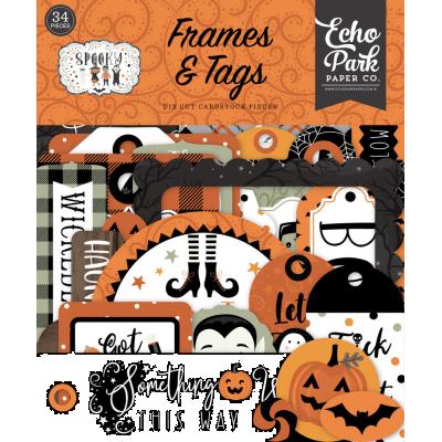 Echo Park Spooky Die Cuts - Frames & Tags