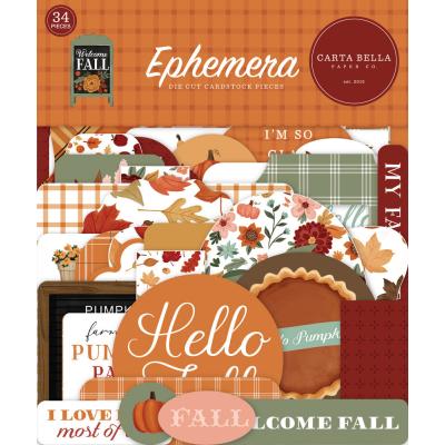 Carta Bella Welcome Fall Die Cuts - Ephemera