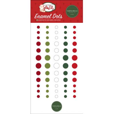 Carta Bella Letters To Santa Embellishments - Enamel Dots