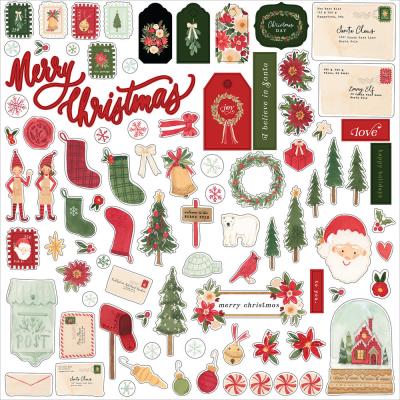 Carta Bella Letters To Santa Sticker - Element Sticker