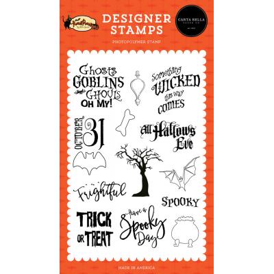 Carta Bella Hocus Pocus Clear Stamps - Frightful