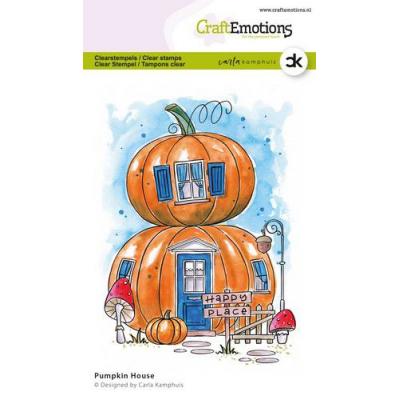 CraftEmotions Carla Kamphuis Clear Stamps - Pumpkin House