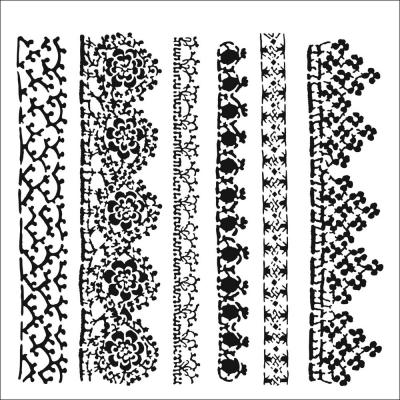 The Crafter's Workshop Stencil - Crochet Lace