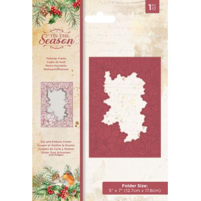 Crafter's Companion 'Tis The Season Cut And Emboss Folder -  Yuletide Frame