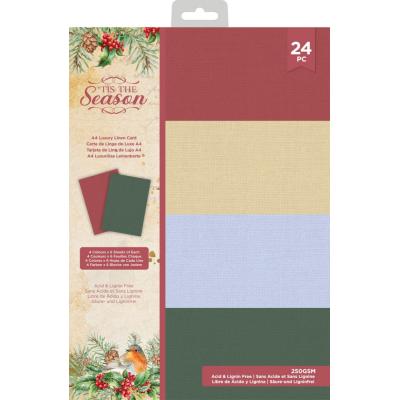 Crafter's Companion 'Tis The Season Cardstock - Luxury Linen Cardstock