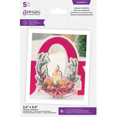 Gemini Floral Elements Dies - Candlelit Christmas