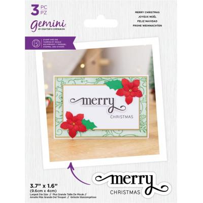 Gemini Stamp & Die - Merry Christmas