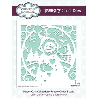 Creative Expressions Paper Cuts Craft Die - Frosty Cheer