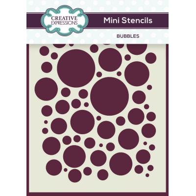 Creative Expressions Mini Stencils - Bubbles