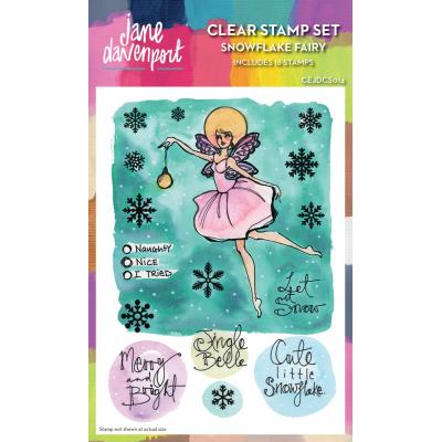 Jane Davenport Clear Stamps - Snowflake Fairy