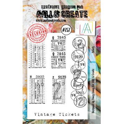 AALL & Create Clear Stamps Nr. 757 - Tickets