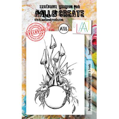 AALL & Create Clear Stamp Nr. 776 - Funghi Flowers