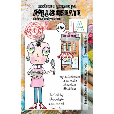 AALL & Create Clear Stamps Nr. 763 - Chocolatier Miss Dee