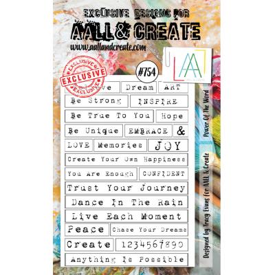 AALL & Create Clear Stamps Nr. 754 - Power Of The Word