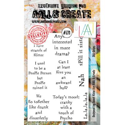 AALL & Create Clear Stamps Nr. 771 - Dee Quips