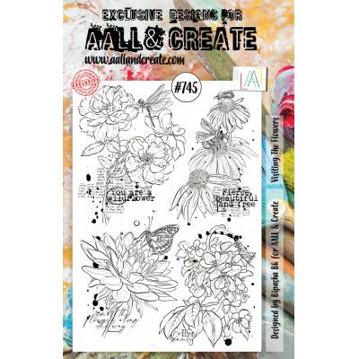 AALL & Create Clear Stamps Nr. 745 - Visiting The Flowers