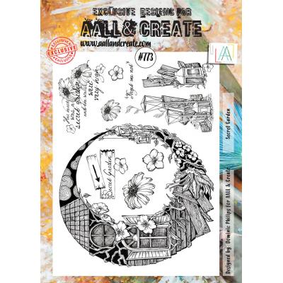 AALL & Create Clear Stamps Nr. 773 - Secret Garden